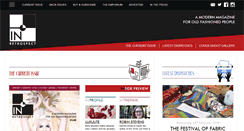 Desktop Screenshot of inretrospectmagazine.com